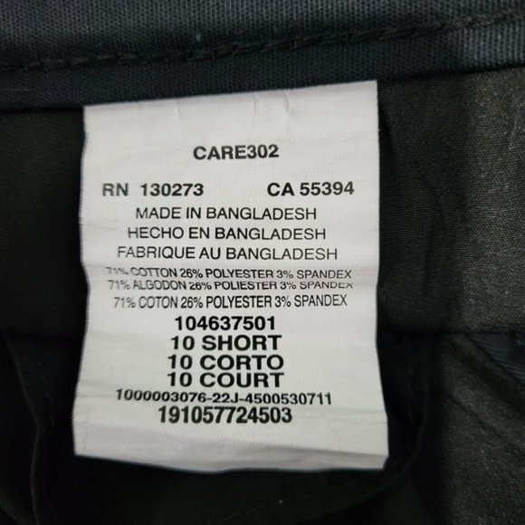 LEE Black  Regular Fit Straight Leg Mid Rise Pant Size 10 Short NWOT - Picture 7 of 9